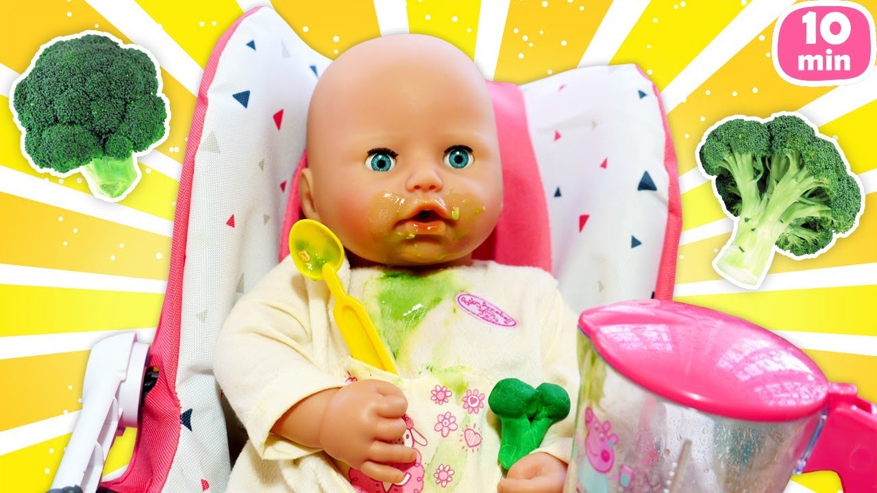 Boneka Baby Annabell & main masak-masakan makanan mainan. Boneka Baby Born dan mainan bayi
