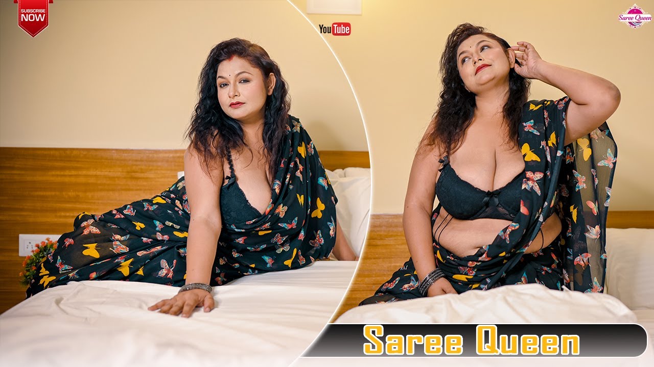 BONG BEAUTY IN INDOOR FEAT.BOBITA | SAREE FASHION VLOG | SAREE QUEEN | 2025
