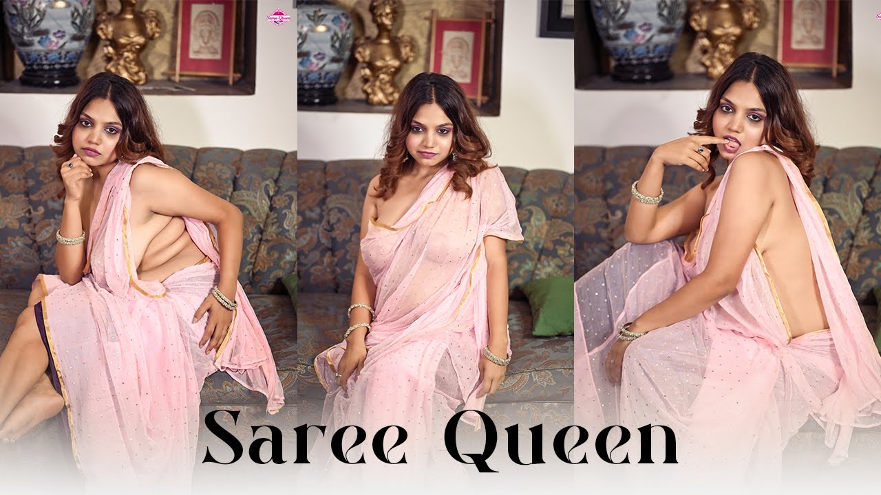 BONG BEAUTY IN INDOOR FEAT.PRIYA | SAREE FASHION VLOG | SAREE QUEEN | 2025