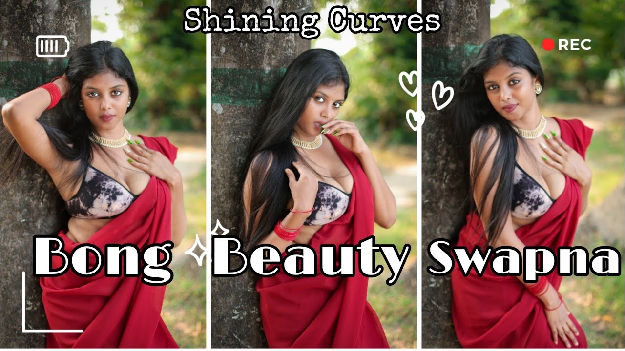 Bong Beauty SWAPNA in outdoor | Fashion vlog | Shining Curves | 2025 | #sareefashion #fashion