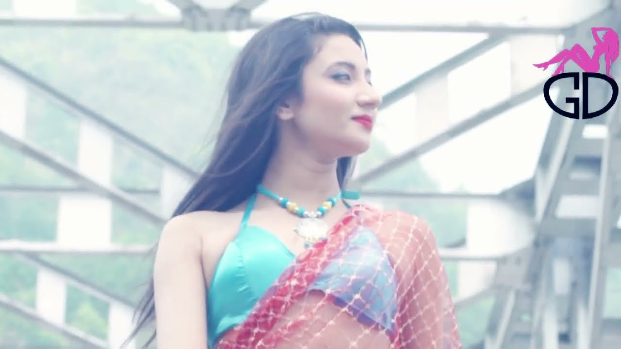 Bong Saree Sundori Bong Beauty with Red Chiffon Saree Fashion Beauty Part 2
