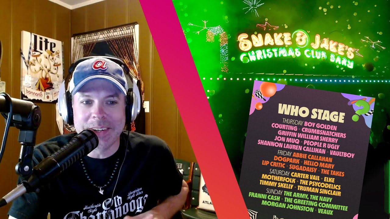 Bonnaroo 2025 Who Stage Lineup & Location + Snake & Jake's Returns!