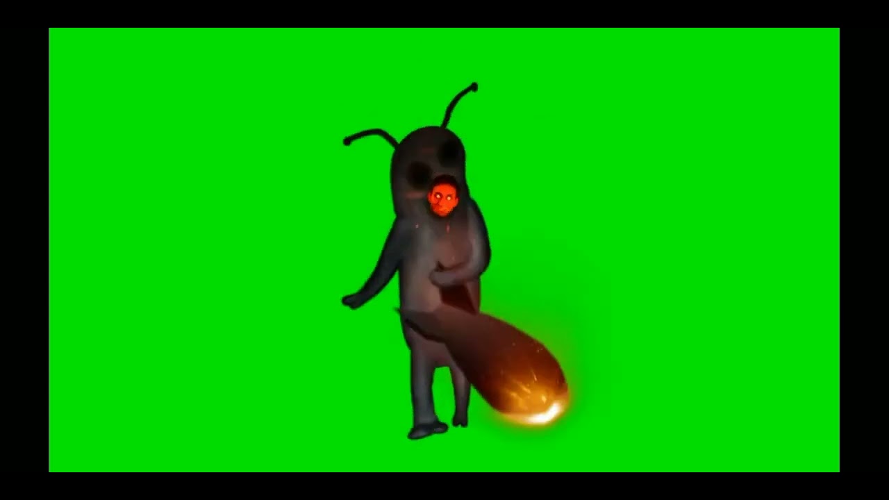 Bonus Part!  - Posadist Costume Man + Mio Handa Parody (Trevor Henderson Green Screen)