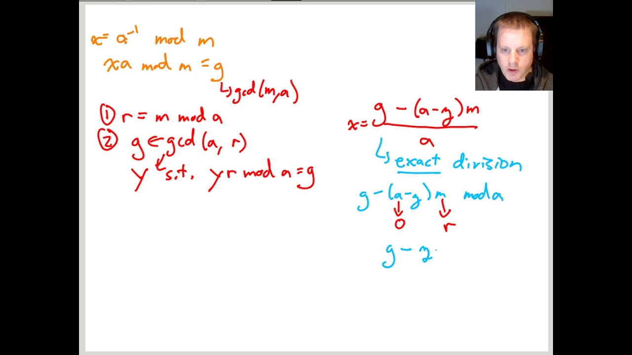 (Bonus) Proof of modular inverse formula