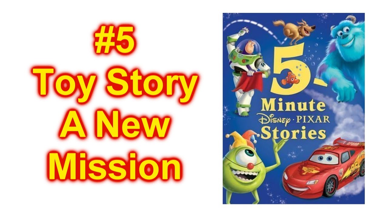 Book Reading 5 Minute Disney Pixar Stories Toy Story A New Mission