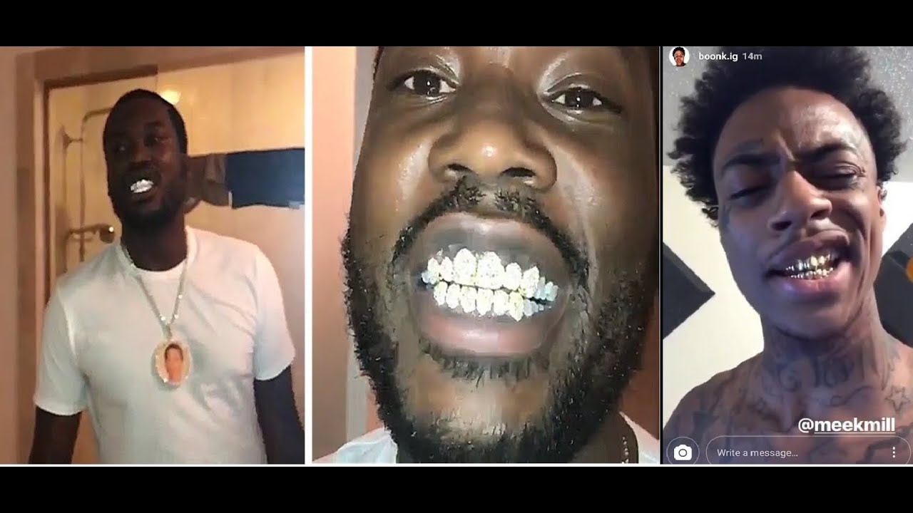 Boonk Gets at Meek Mill after Meek gets grills 'GRILLS AINT FOR EVERYBODY'