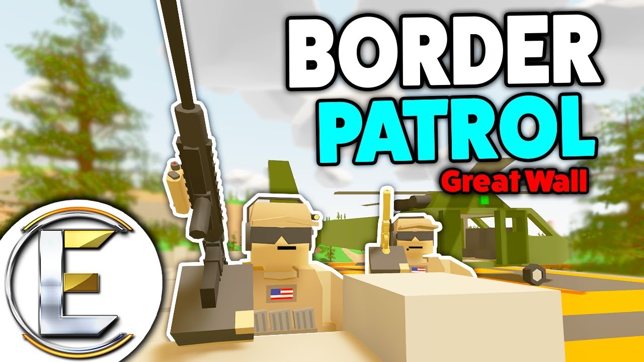 Border Patrol Great Wall - Unturned Roleplay (Checking Train Cargo As It's Maximum Security)