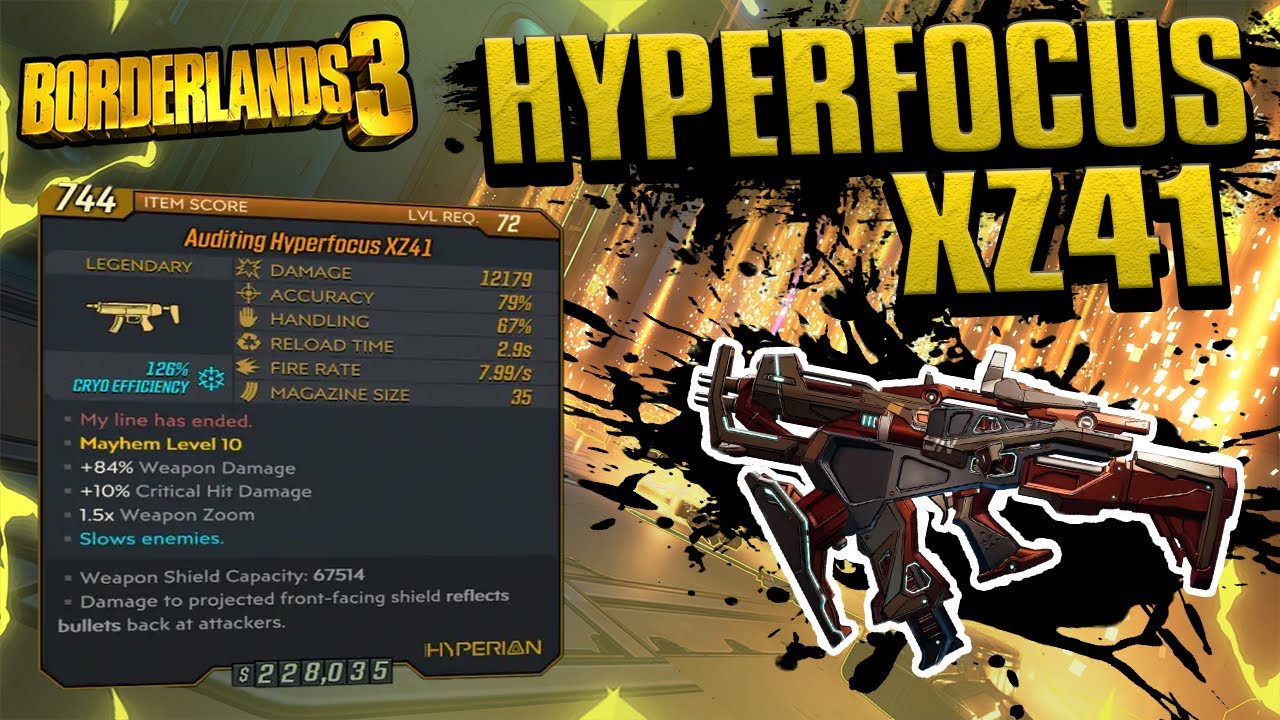 BORDERLANDS 3 | *Hyperfocus XZ41* Legendary Farming Guide