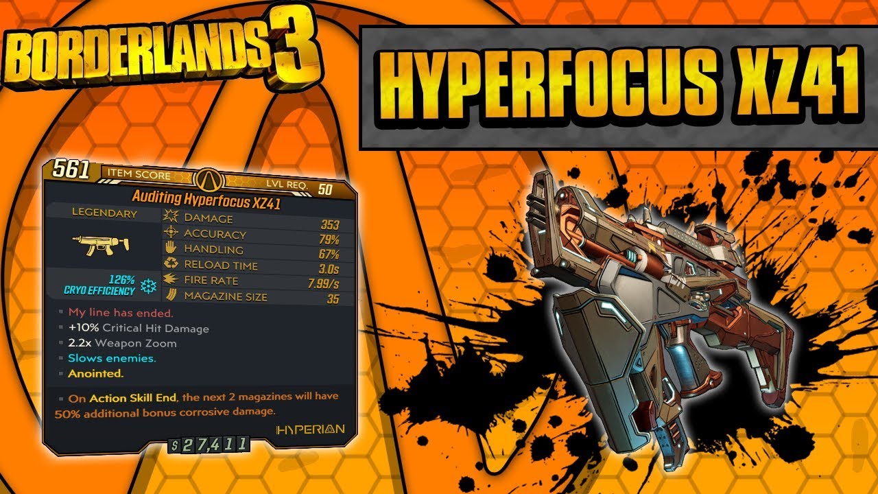 Borderlands 3 | Hyperfocus XZ41 Legendary Weapon Guide (Pinpoint Accurate!)
