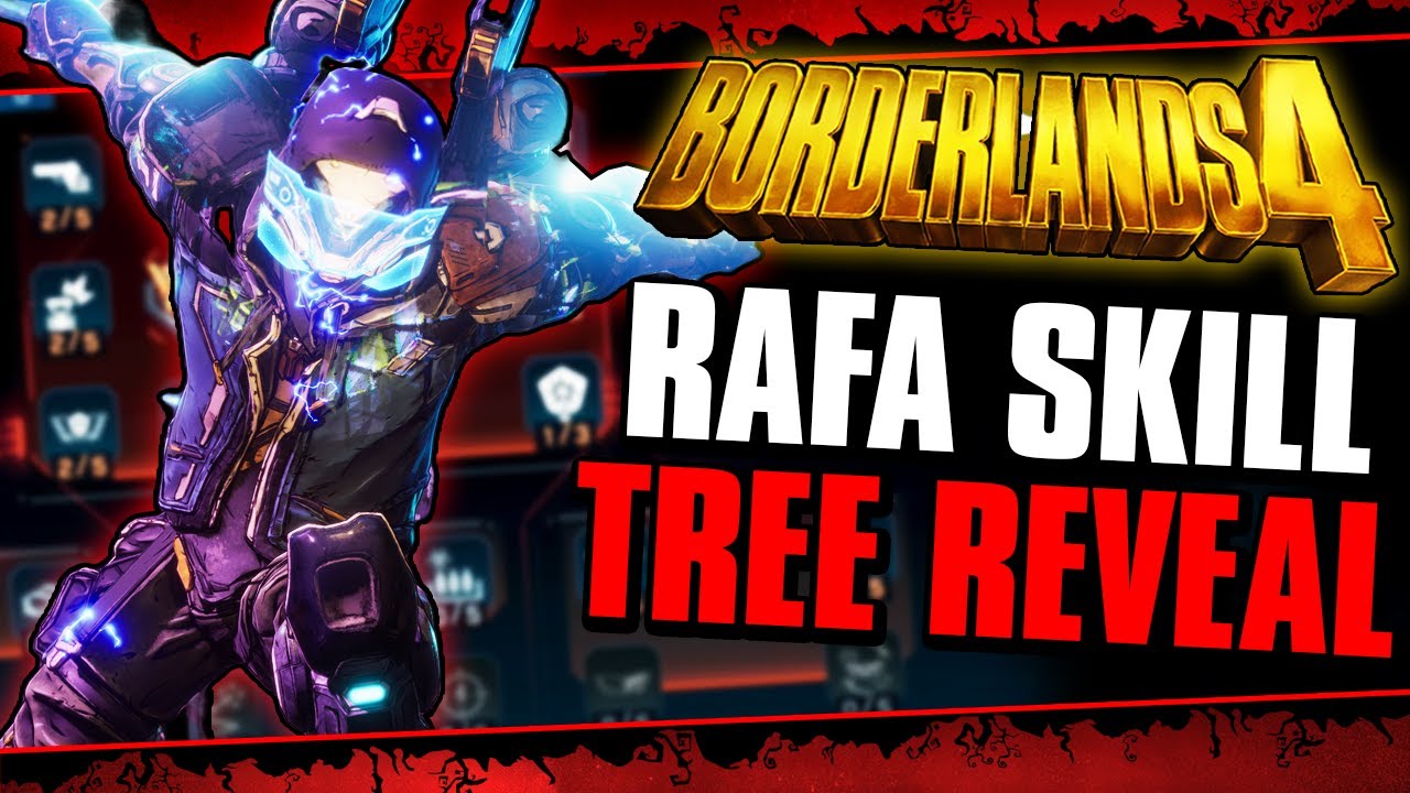 Borderlands 4 | FULL Rafa Skill Tree Revealed! (Over 100+ NEW Skills!)