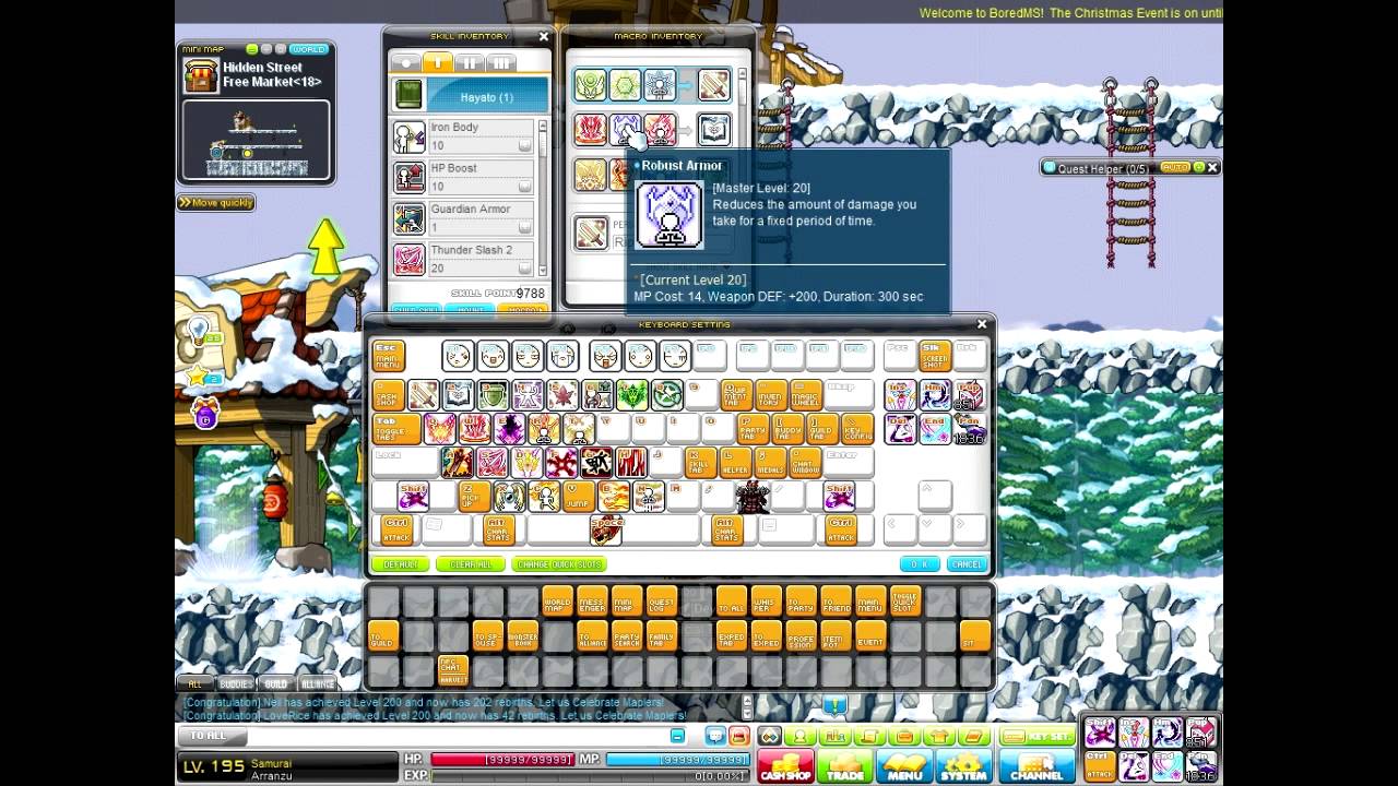 [BoredMS] Buff Guide!