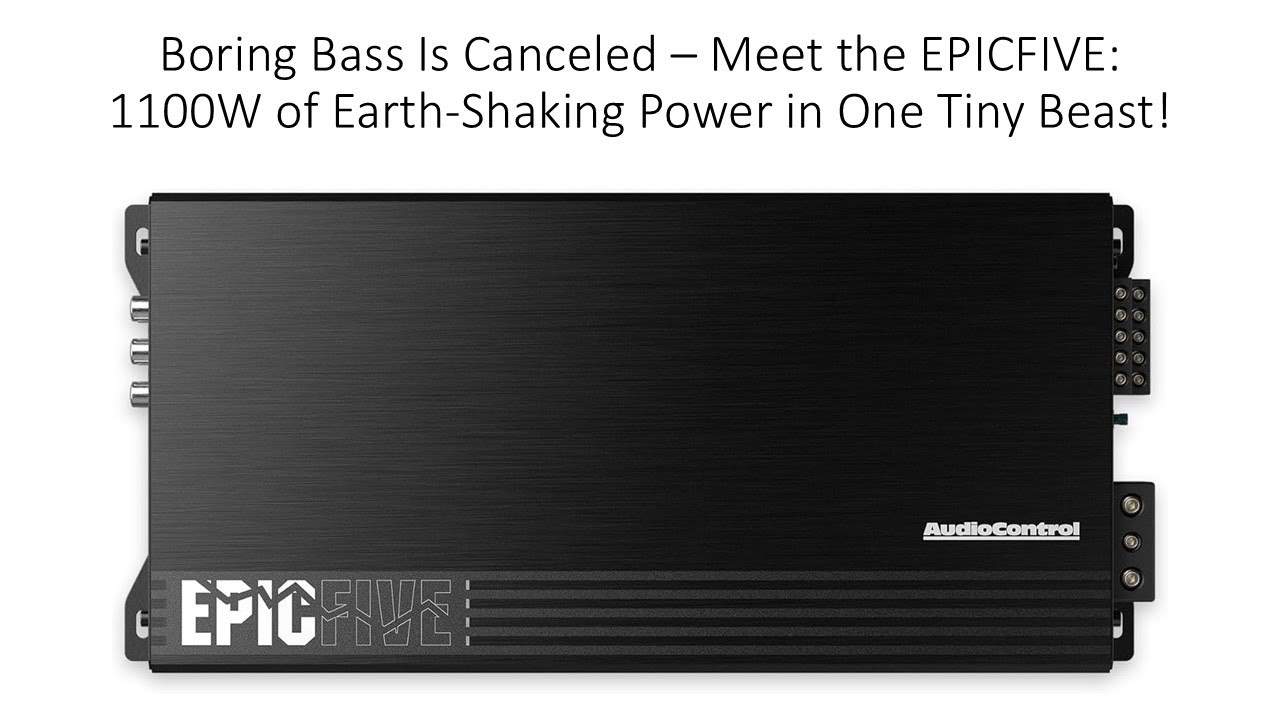 Boring Bass Is Canceled – Meet the EPICFIVE: 1100W of Earth-Shaking Power in One Tiny Beast!
