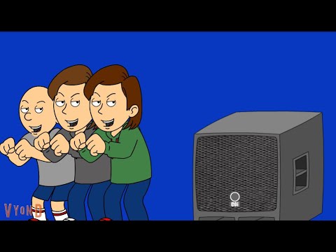 Boris, Toris, & Classic Caillou Blast Loud Music At The Mall