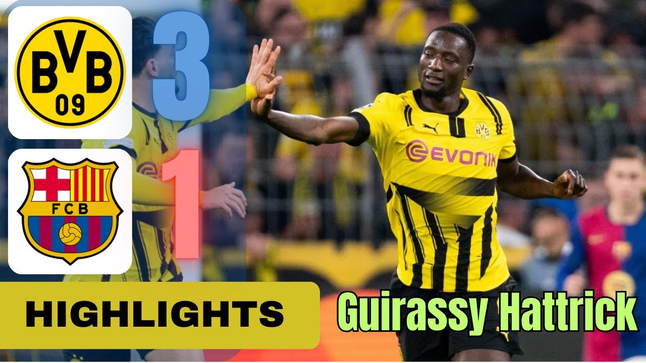 Borussia Dortmund BEATS Barcelona 3-1