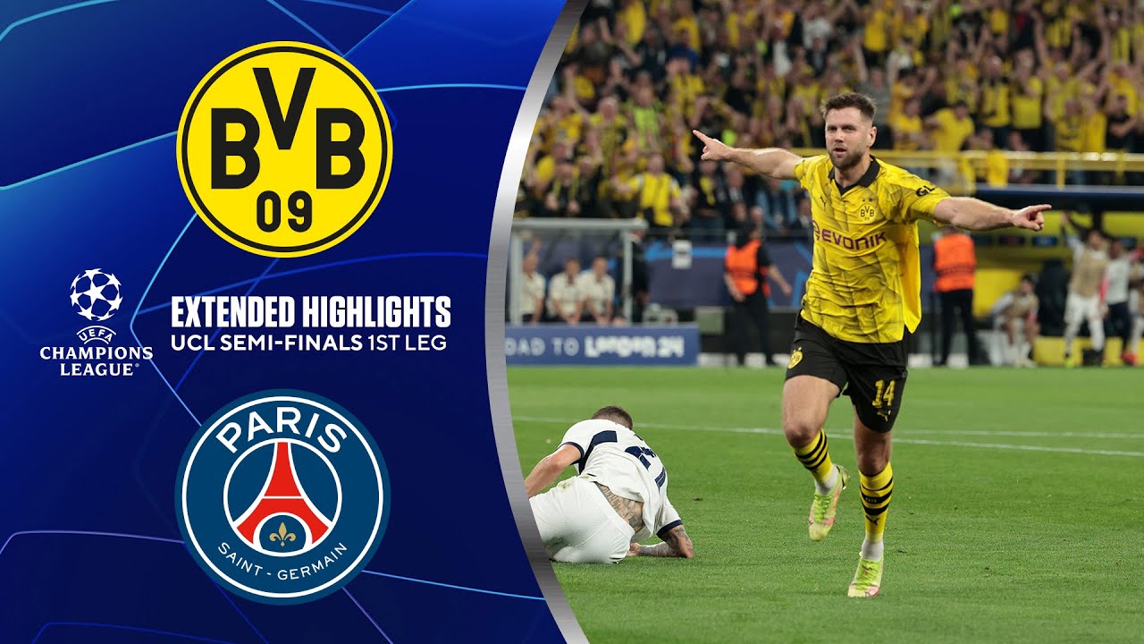Borussia Dortmund vs. PSG: Extended Highlights | UCL Semi-Finals 1st Leg | CBS Sports Golazo