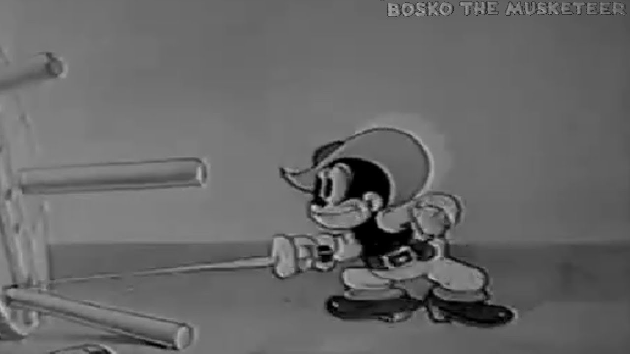 Bosko the Musketeer 1933 Looney Tunes Bosko Cartoon Short Film | Review