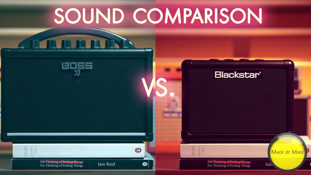 BOSS KATANA MINI vs. BLACKSTAR FLY 3 (Sound Comparison, No Talking!)