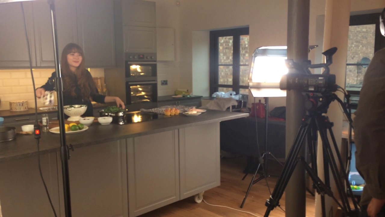 BOSS studios BTS with Olivia Gartley