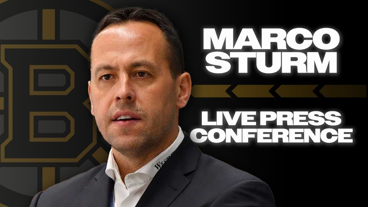 Boston Bruins Introduce Marco Sturm As Head Coach | Live Press Conference