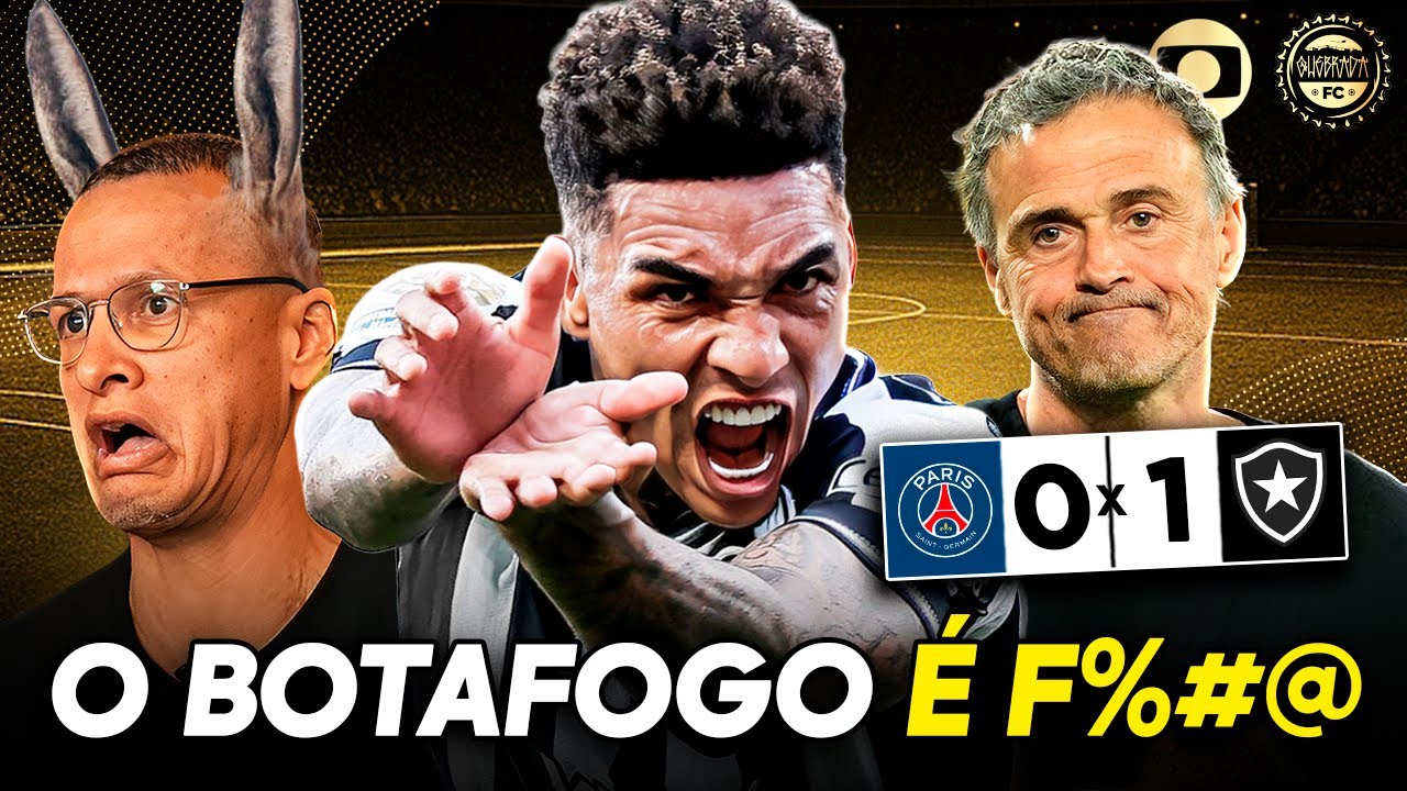 BOTAFOGO VENCE O PSG; PALMEIRAS PERTO DAS QUARTAS; FLAMENGO X CHELSEA - QUEBRADA FC #118