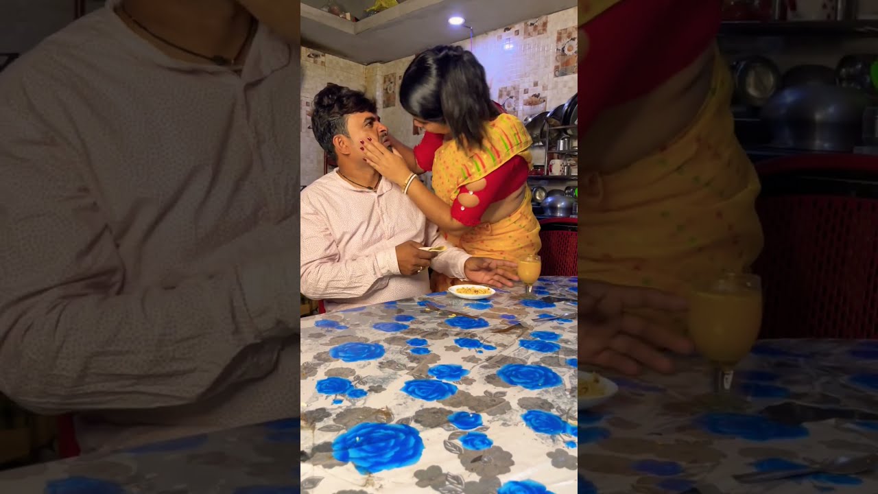 Boudi dadake kiss korlo😱new trending,kissing video, dada boudi kiss video|| #youtubeshort #shorts ￼