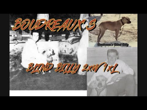 BOUDREAUX’S BLIND BILLY 1xW 1xL