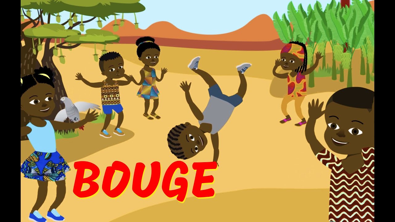 Bouge -  comptine-jeu africaine pour enfant (avec paroles)
