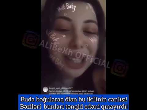 Boğularaq ölən 2 qızın instagramda canlısı Totum Ləman (SÖYÜŞ VAR)