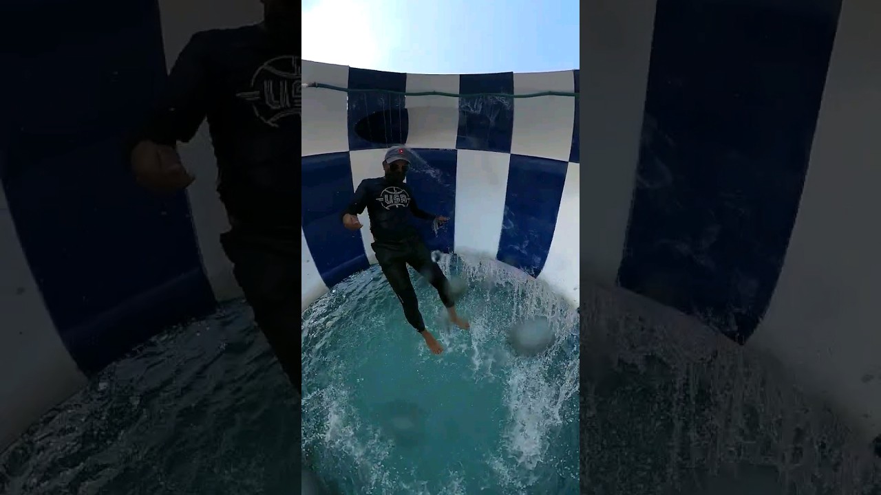 Bowl Water Slide  #shorts #waterpark #trending #viral #waterparkfun #waterslide