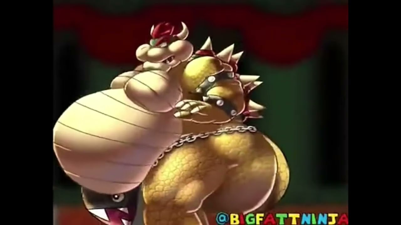 Bowser farting fire