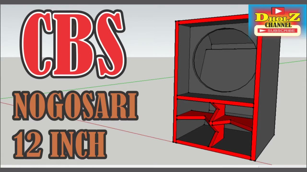BOX speaker CBS Nogosari 12in | Dholz Channel