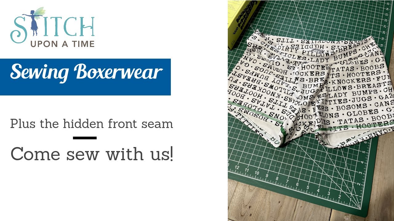 Boxerwear Hidden Front Seam Tutorial