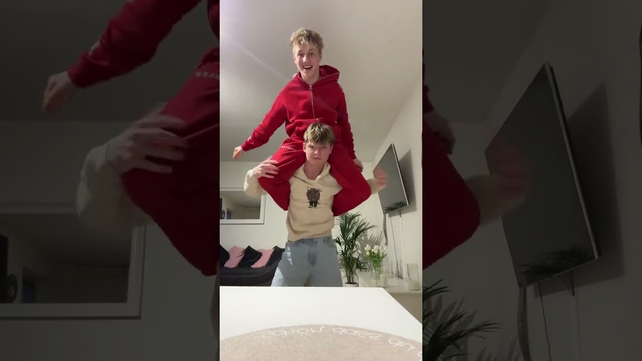 Boy gets carry your friend shoulder ride #carry #bestfriend #tiktok #shoulder #ots #germany