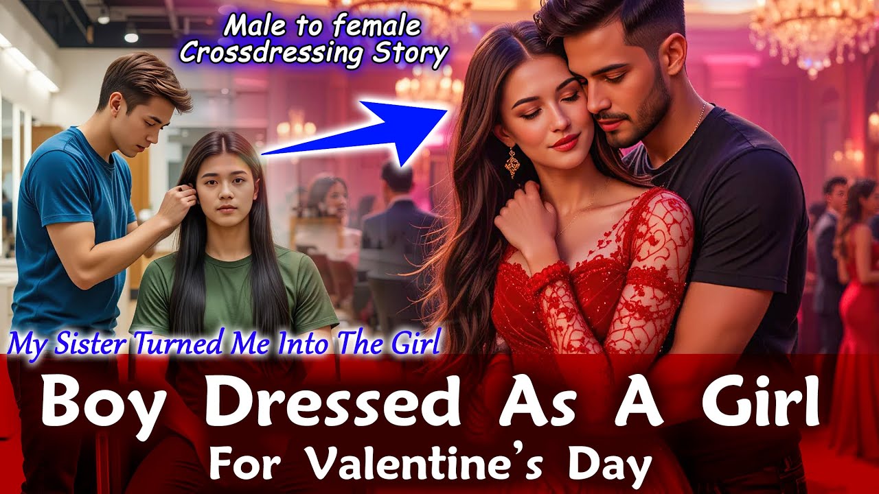 Boy to Girl Transformation for Valentine’s Day: A Heartwarming Crossdressing Story | LGBTQ+ Fiction