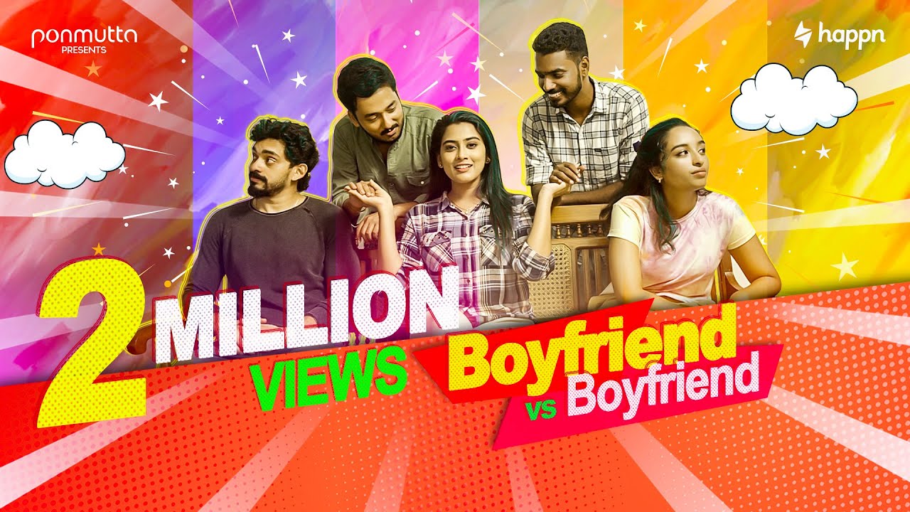 Boyfriend Vs Boyfriend | Ponmutta | Comedy | Ft kaarthik Shankar | Dayyana Hameed