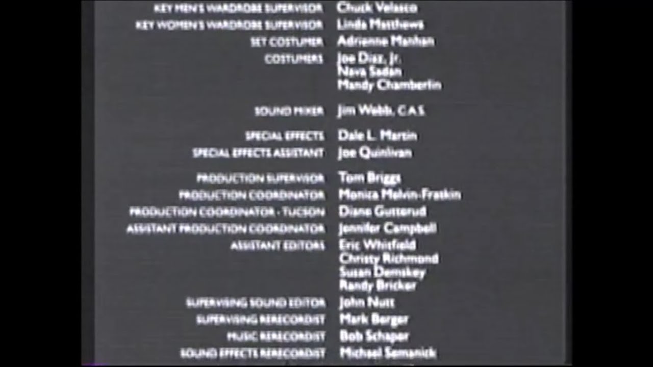 Boys On The Side (1995) End Credits (TBS 2004)