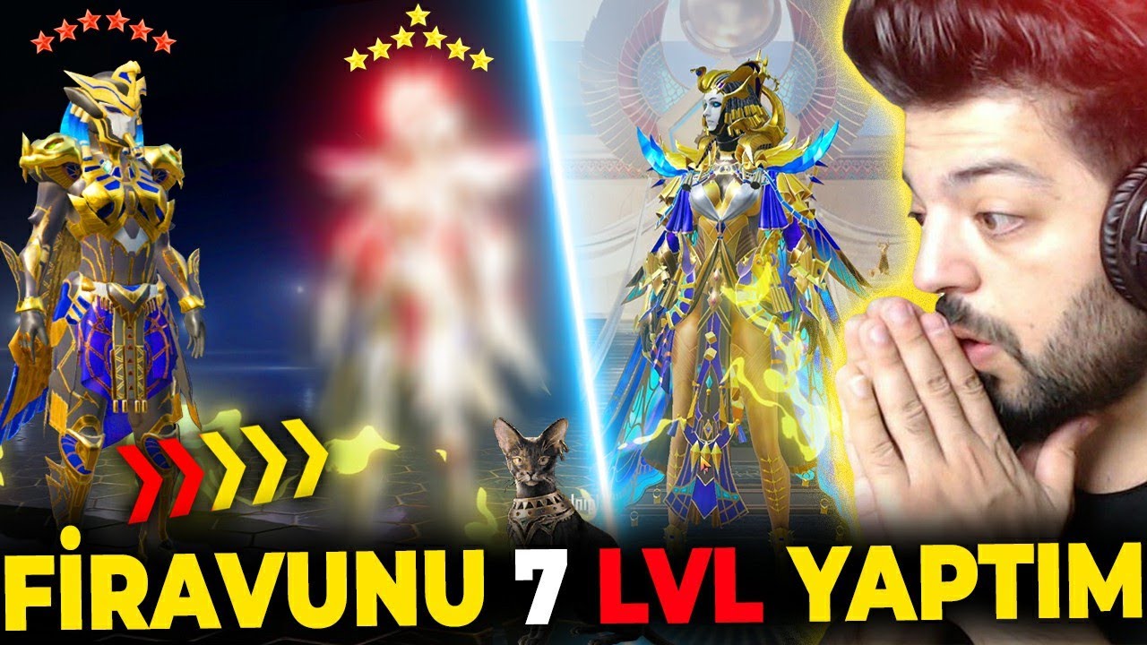 BİR İLK !! FİRAVUNU 7 SEVİYE YAPTIM - YENİ KADIN FİRAVUN X SUİT VE EFSANE DESTANSI KIYAFETLER