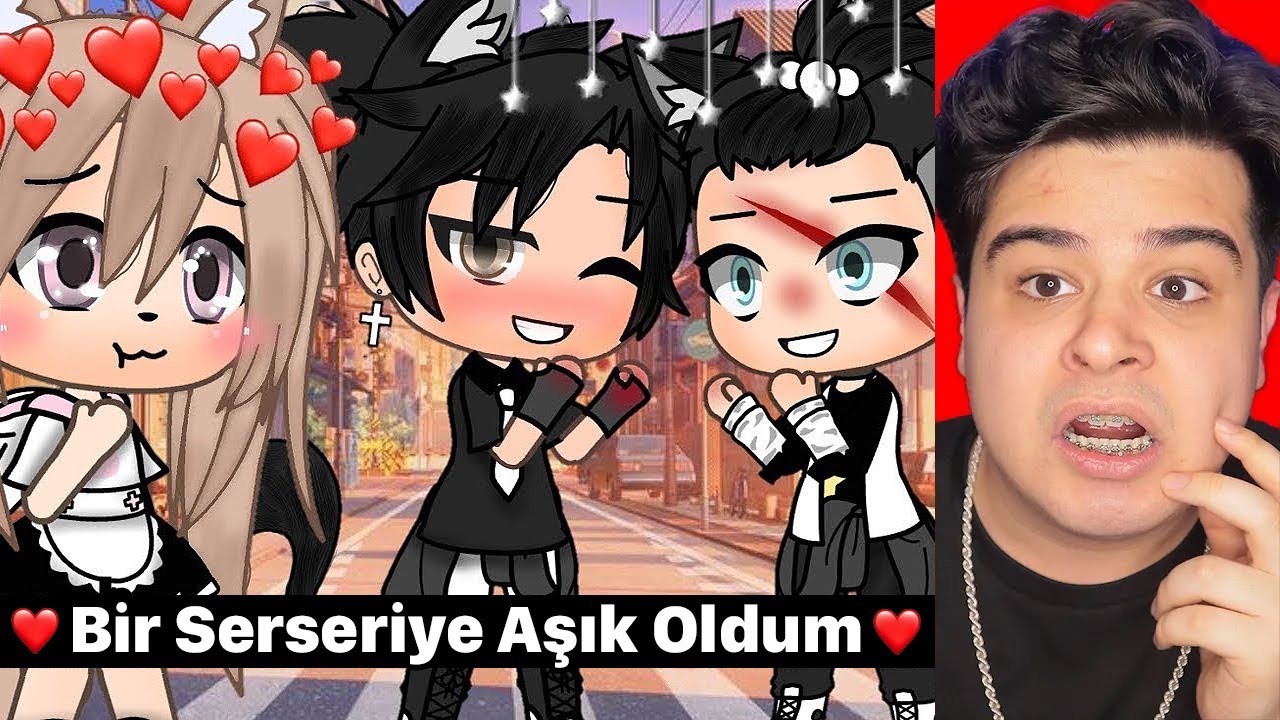BİR SERSERİYE AŞIK OLDUM 🖤 Gacha Life Full Film Hikaye Tepki