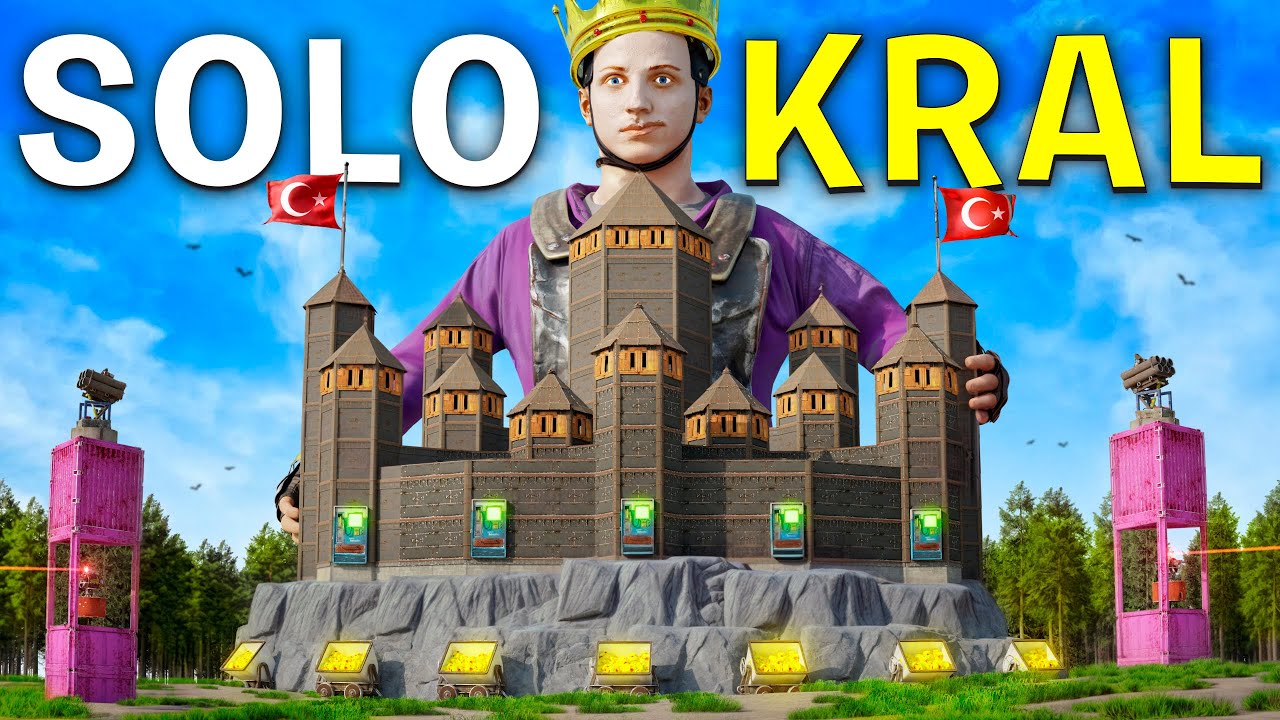 BİR SOLO OYUNCUNUN MUHTEŞEM İNTİKAM DOLU HİKAYESİ ! (RAİDLER ve ZENGİNLİK) Rust Türkçe Solo