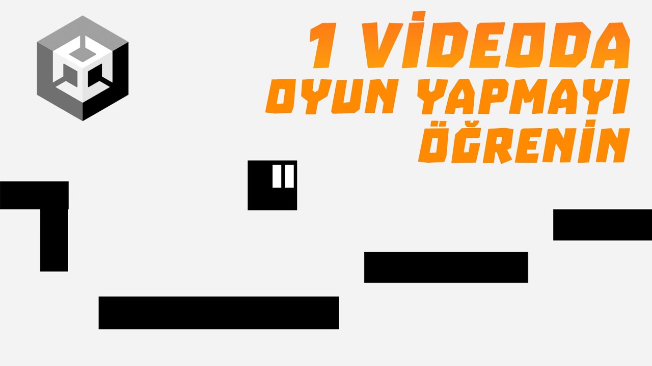 BİR VİDEODA UNITY İLE OYUN YAPMAYI ÖĞRENİN! | UNİTY 2D OYUN YAPIMI