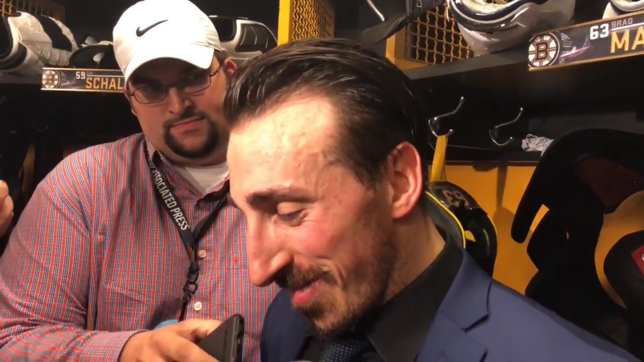 Brad Marchand explains licking Ryan Callahan’s face
