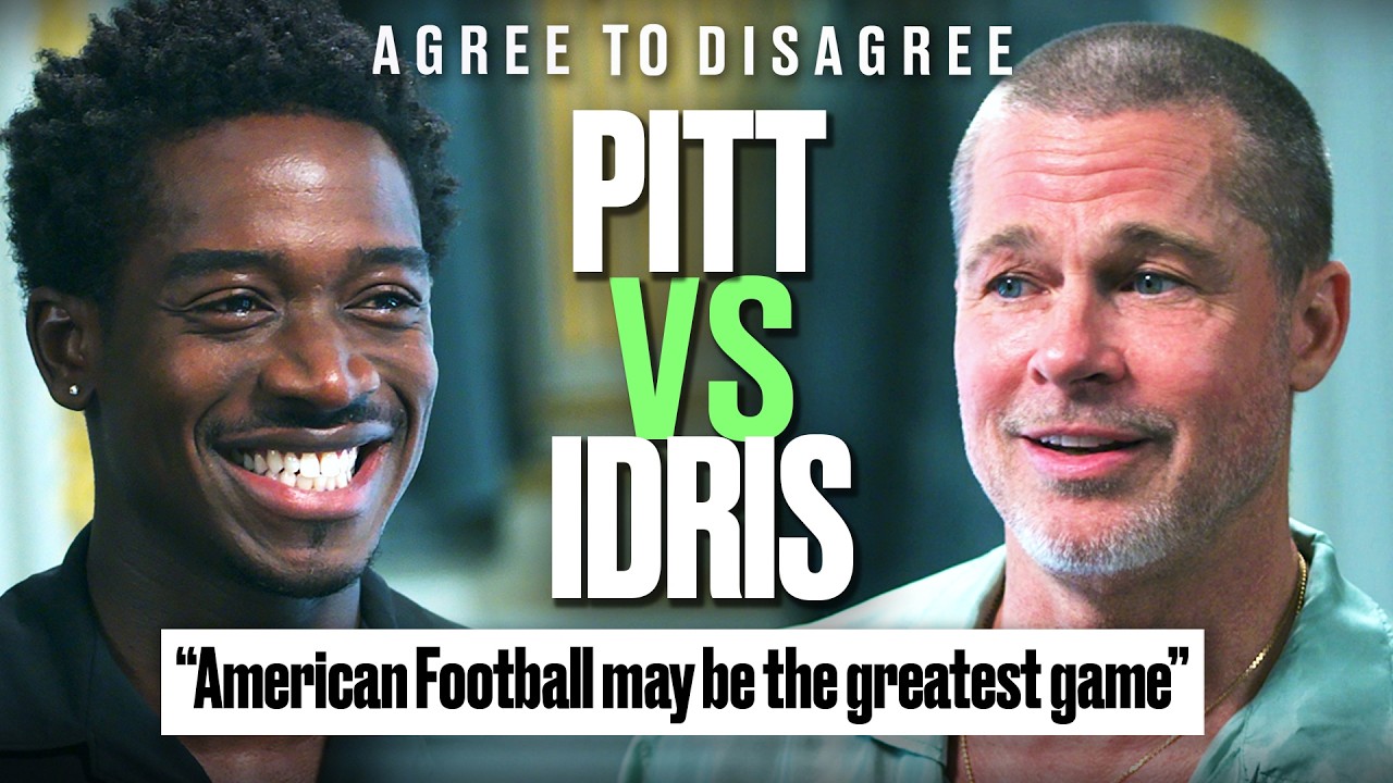 Brad Pitt & Damson Idris Argue Over The Internet’s Biggest Debates | Agree To Disagree