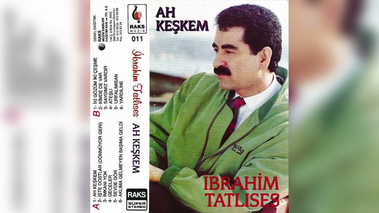İbrahim Tatlıses - Sensiz Geceler ( Yüksek Kalite ) @ 1992 Raks