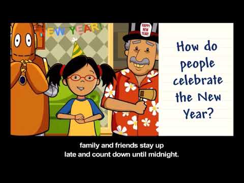 BrainPop Jr. - New Year's Eve Scene!
