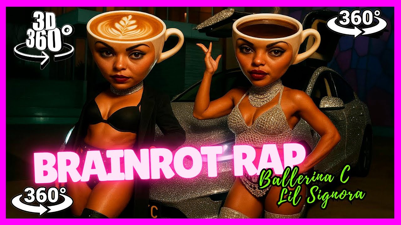 Brainrot Rap -  Ballerina C feat Lil Signora - Party Tunes EDM [Official Video] |  VR