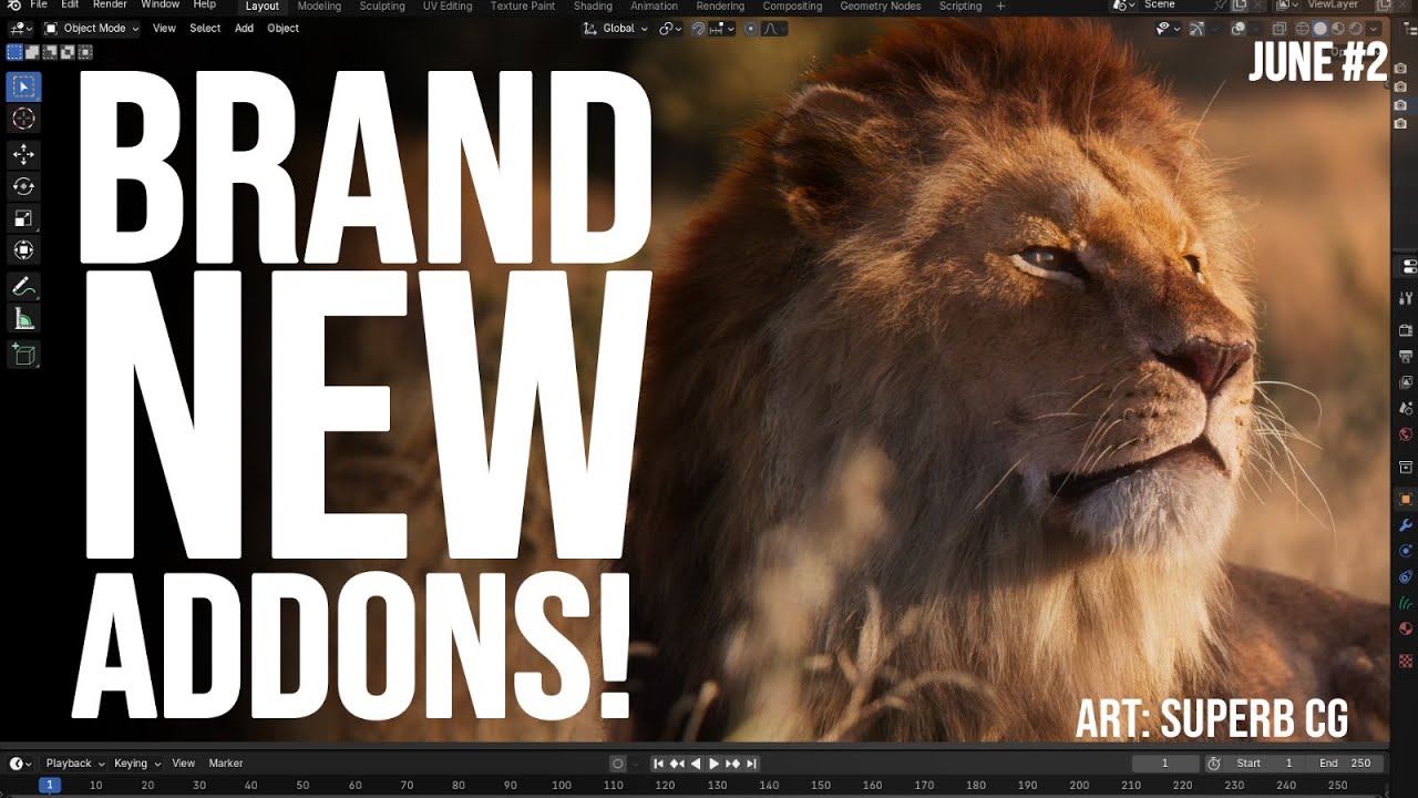 Brand New Blender Addons You Probably Missed! - June #2
