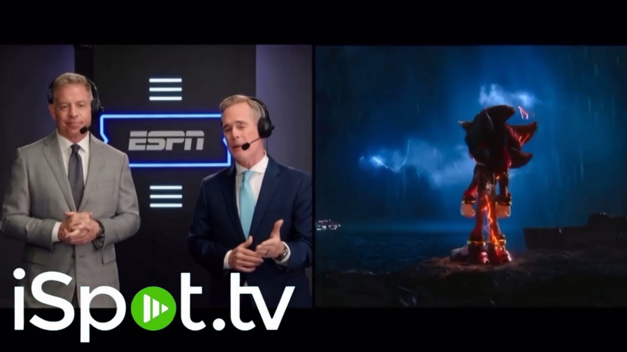 BRAND NEW Sonic Movie 3 ESPN Tv Spot