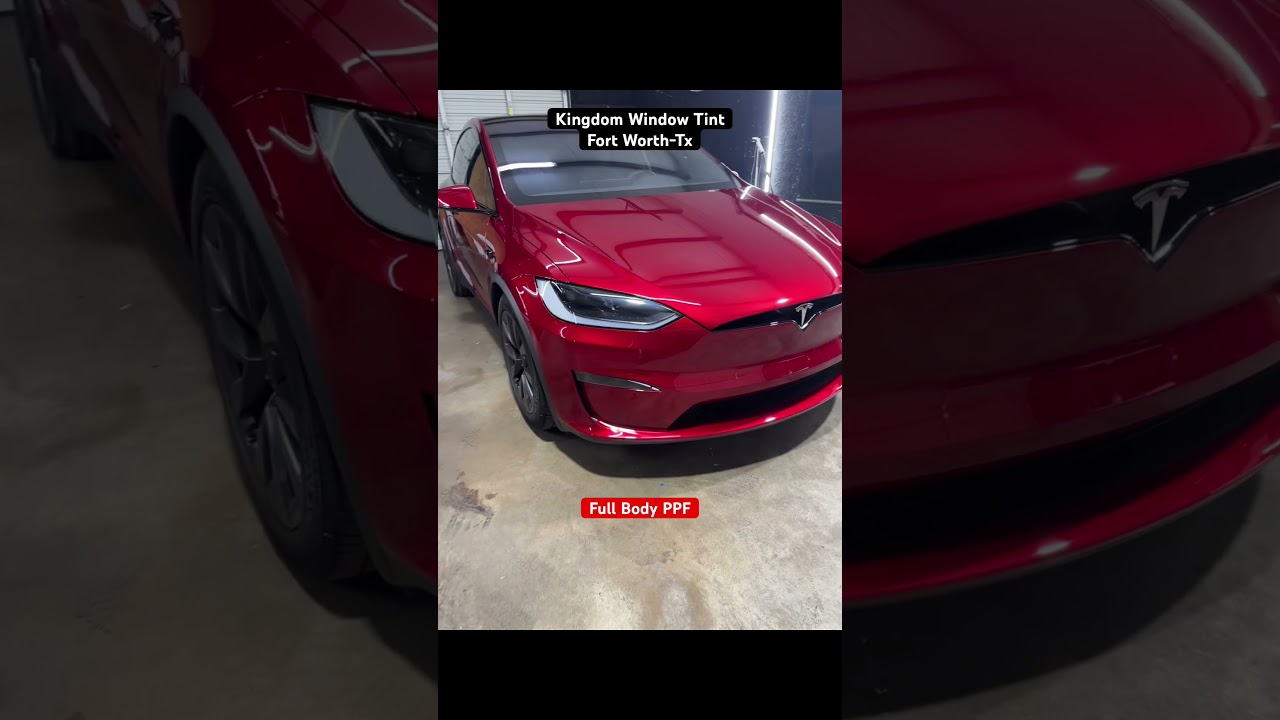 Brand New Tesla Model X 2025 Is Receiving Full Body Paint Protection Film #ppf