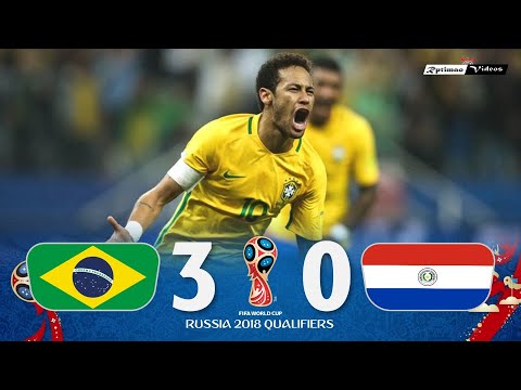 Brasil 3 x 0 Paraguay (Neymar's show) ● 2018 World Cup Qualifiers Extended Goals & Highlights HD