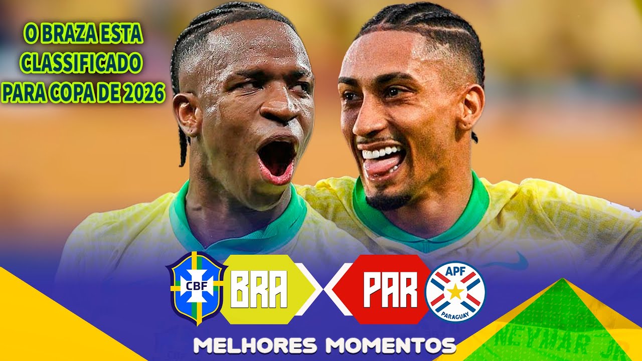 Brasil x Paraguai I Melhores Momentos - Eliminatorias 2025